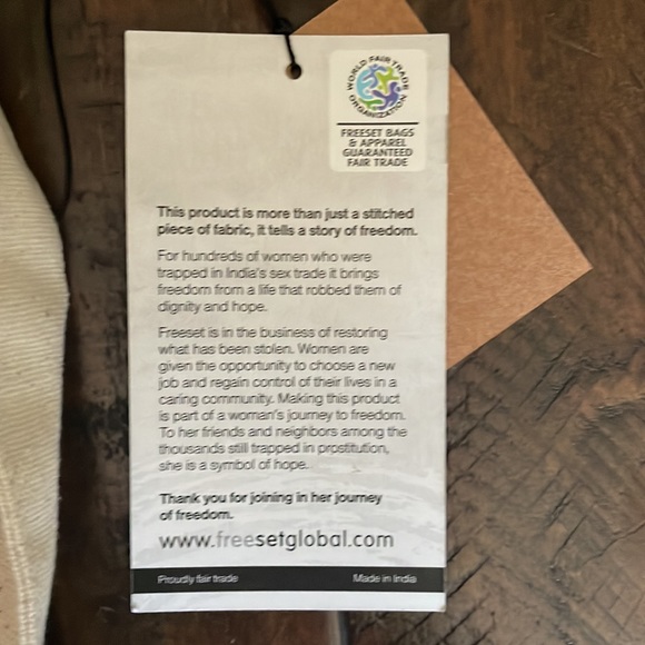 ARBONNE logo’d organic cotton fabric canvas bag NWT - Picture 6 of 6